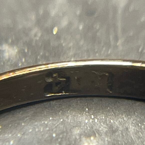 Vintage 10K Gold and Jade Ring Size 5.5 - Picture 4 of 4